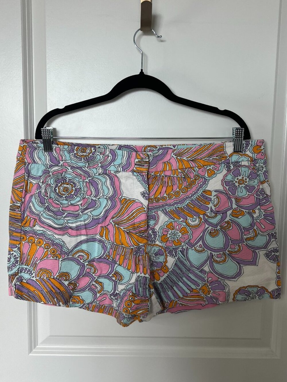 Trina Turk Corbin Tropical Shorts Size 16